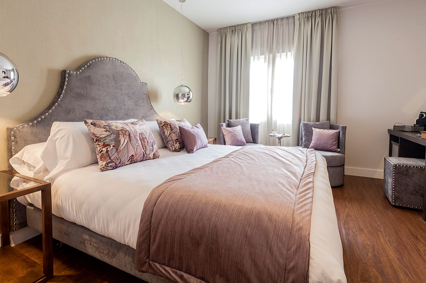 Habitación Deluxe con Jacuzzi Hotel Palacete de Álamos Málaga